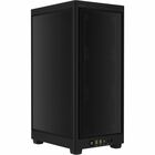 Corsair 2000D AIRFLOW Mini-ITX PC Case - Black - Small Tower - Steel Mesh - Mini ITX Motherboard Supported - 8 x Fan(s) Supported - 3 x Internal 2.5" Bay - 3x Slot(s) - 1 x Audio In - 1 x Audio Out - Fan/Liquid Cooler