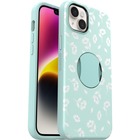 OtterBox iPhone 14 Plus Case for MagSafe OtterGrip Symmetry Series - For Apple iPhone 14 Plus Smartphone - Poppies By The Sea (Blue) - Drop Resistant, Bump Resistant - Polycarbonate, Synthetic Rubber