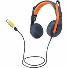Logitech Zone Learn Headset - Stereo - USB Type A - Wired - On-ear - Binaural - Circumaural - 4.3 ft Cable - Noise Canceling