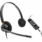 Poly EncorePro 525 Headset - Microsoft Teams Certification - Stereo - USB Type A - Wired - 35 kHz - 21 kHz - Over-the-ear, On-ear - Binaural - Ear-cup - 6.8 ft Cable - Noise Cancelling, Omni-directional Microphone - Black