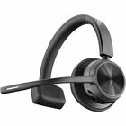 Poly Voyager 4310 USB-C Headset with Charge Stand - Siri, Google Assistant - Mono - Wireless - Bluetooth - 298.6 ft - 20 Hz - 20 kHz - Over-the-head, On-ear - Monaural - Ear-cup - Electret Condenser, MEMS Technology Microphone - Noise Canceling - Black