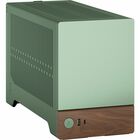 Fractal Design Terra Gaming Computer Case - Small - Jade - Anodized Aluminum - 1 x 4.72" (120 mm) x Fan(s) Installed - 1 - Mini ITX Motherboard Supported - 3x Slot(s) - 2 x USB(s)