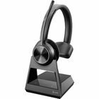 Poly Savi 7310 Office Monaural DECT 1920-1930 MHz Headset - Mono - Wireless - Bluetooth/DECT - 580 ft - 20 Hz - 20 kHz - Over-the-head, On-ear - Monaural - Noise Canceling - Black