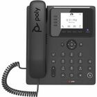 Poly CCX 350 IP Phone - Corded - Corded - Desktop, Wall Mountable - Black - VoIP - 2 x Network (RJ-45) - PoE Ports