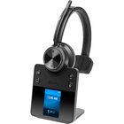 Poly Savi 7400 Office 7410 Headset - Mono - Wireless - DECT 6.0 - 590.6 ft - 20 Hz - 20 kHz - Over-the-head - Monaural - Supra-aural - Noise Cancelling Microphone - Black