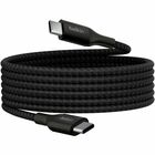 Belkin BoostCharge USB-C to USB-C Cable 240W - 6.6 ft USB-C Data Transfer Cable for MacBook, Chromebook, Notebook, iPad, USB Device, Tablet, Smartphone, MacBook Pro, iPad Air, MacBook Air, Gaming Console - First End: 1 x USB 2.0 Type C - Male - Second End: 1 x USB 2.0 Type C - Male - Black, Metallic
