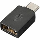 Poly USB-A to USB-C Adapter - 1 Pack - 1 x USB Type A - Female - 1 x USB Type C - Male - Black