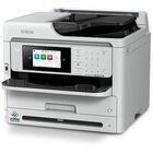 Epson WorkForce Pro WF-M5899 Wired & Wireless Inkjet Multifunction Printer - Monochrome - Copier/Fax/Printer/Scanner - 1200 x 2400 dpi Print - Automatic Duplex Print - Up to 70000 Pages Monthly - Color Flatbed Scanner - 1200 dpi Optical Scan - Monochrome Fax - Gigabit Ethernet Ethernet - Wireless LAN - Epson Connect, Apple AirPrint, Mopria Print Service - USB - For Plain Paper Print