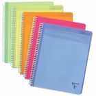 Clairefontaine Linicolor Meeting Book - 80 Sheets - TranslucentPolypropylene Cover - Micro Perforated, Punched