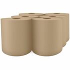 Cascades PRO Roll Paper Towel - 1 Ply - Natural - Long Lasting, Strong, Absorbent - For Hand, High Traffic Area, Industry, Retail, Food Service, Education - 6 / Box