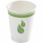 Eco Guardian 8 oz Insulated Compostable Cup - 50 / Pack - Polylactic Acid (PLA), Paper - Lunch, Coffee, Tea, Juice, Smoothie, Water, Soda, Hot Drink, Cold Drink, Beverage