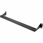 StarTech.com 1U Horizontal Cable Management Bar w/Adjustable Depth, 19" Rack-Mountable Lacing Bar For Organized Racks/Cabinets/Patch Panel - 1U rack cable management lacing bar organizes cables/improves airflow/reduces strain- Adjustable depth up to 3.7in/SPCC steel construction/powder-coated finish - Ideal for 19" patch panels/servers/switches/NASs/PDUs - Includes M6 cage nuts/screws