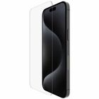 Belkin ScreenForce TemperedGlass Treated Screen Protector for iPhone 15 Pro Max - For LCD iPhone 15 Pro Max - Scratch Resistant, Impact Resistant, Smudge Resistant, Drop Resistant, Fingerprint Resistant, Oil Resistant - 9H - Tempered Glass - 1 Pack