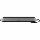 Belkin Connect Universal USB-C 11-in-1 Pro Dock - for Notebook/Monitor - Charging Capability - Memory Card Reader - SD, microSD - USB Type C - 3 Displays Supported - 4K - 3840 x 2160 - 4 x USB Ports - 2 x USB Type-A Ports - USB Type-A - 2 x USB Type-C Ports - USB Type-C - 1 x RJ-45 Ports - Network (RJ-45) - 2 x HDMI Ports - HDMI - VGA - Wired - 2.5 Gigabit Ethernet - Windows, macOS, ChromeOS - 100W