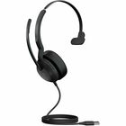 Jabra Evolve2 50 Headset - Mono - USB Type C - Wired/Wireless - Bluetooth - Over-the-head - Monaural - Supra-aural - Noise Cancelling Microphone