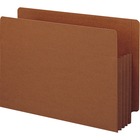 Smead End Tab File Pockets with Reinforced Tab - Legal - 8 1/2" x 14" Sheet Size - 3 1/2" Expansion - Straight Tab Cut - 16.5 pt. Folder Thickness - Redrope - Redrope - Recycled