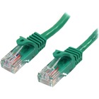 StarTech.com 6 ft Green Cat5e Snagless UTP Patch Cable - Category 5e - 6 ft - 1 x RJ-45 Male Network - 1 x RJ-45 Male Network - Green