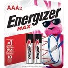 Energizer Alkaline AAA Battery - For Multipurpose - AAA - 1.5 V DC - 2 / Pack