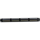 StarTech.com 24 Port 1U Rackmount Cat 6 110 Patch Panel - 45 Degree - 45 Degree - Patch panel - 24 ports - for P/N: 2POSTRACK42 - 4POSTRACK12U - 4POSTRACK25U - 4POSTRACK42 - RK960CP - RKQMCAB12 - RKWOODCAB12