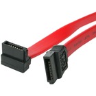 StarTech.com 18in SATA to Right Angle SATA Serial ATA Cable - Make a right-angled connection to your SATA drive, for installation in tight spaces - 18in sata cable - 18in serial ata cable - 18in right angle sata cable - 18in angled sata cable - 18" sata cable