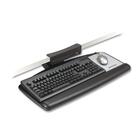 3M Adjustable Keyboard Tray - 25.5" Width x 12" Depth - Black