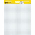 Post-itÂ® Self-Stick Easel Pad Value Pack with Faint Grid - 30 Sheets - Stapled - Feint Blue Margin - 18.50 lb Basis Weight - 25" x 30" - White Paper - Self-adhesive, Repositionable, Resist Bleed-through, Removable, Sturdy Back, Cardboard Back - 2 / Ca