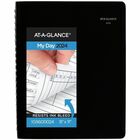 At-A-Glance DayMinder 4-Person Daily Appointment Book - Julian Dates - Daily - 1 Year - January 2021 till December 2021 - 7:00 AM to 7:45 PM - Quarter-hourly, 7:00 AM to 5:45 PM - Quarter-hourly - 1 Day Single Page Layout - 11" x 7 7/8" Sheet Size - Wire 