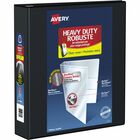 Avery® Heavy-duty View 3-Ring Binder - One Touch Slant Rings - 2" Binder Capacity - Letter - 8 1/2" x 11" Sheet Size - 540 Sheet Capacity - Ring Fastener(s) - 4 Pocket(s) - Polypropylene - Recycled - Pocket, Heavy Duty, One Touch Ring, Long Lasting, Tear Resistant, Split Resistant - 1 Each