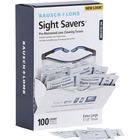 Bausch + Lomb Sight Savers Pre-moistened Lens Cleaning Tissues - For Eyeglasses, Binocular, Monitor, Reading Glasses, Camera Lens - Pre-moistened, Anti-fog, Anti-static, Silicone-free - 100 / Box - 100 / Box
