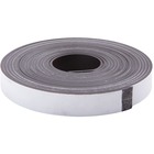 Zeus Magnetic Tape - 10 ft (3 m) Length x 0.50" (12.7 mm) Width - Magnet - Adhesive Backing - 1 Roll - Black