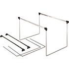 Pendaflex Actionframe Drawer File Frames - Letter - 14" (355.60 mm)-18" (457.20 mm) Long - Steel - Stainless Steel - 2 / Box