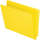 Pendaflex Letter Recycled End Tab File Folder - 8 1/2" x 11" - 3/4" Expansion - Yellow - 10% Recycled - 100 / Box