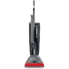 Sanitaire Commercial Upright Vacuum - 600 W Motor - 17.03 L - Bagged - 12" (304.80 mm) Cleaning Width - 30 ft Cable Length - 3398 L/min - 5 A - 78 dB Noise - Red