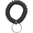 MMF Wrist Coil Key Rings - Plastic - 1 Each - Black