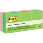 Post-itÂ® Notes Original Notepads -Jaipur Color Collection - 1200 - 1.50" x 2" - Rectangle - 100 Sheets per Pad - Unruled - Assorted - Paper - Self-adhesive, Repositionable - 12 / Pack