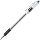 Pentel R.S.V.P. Ballpoint Stick Pens - Medium Pen Point - 1 mm Pen Point Size - Refillable - Black - Clear Barrel 