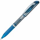 Pentel EnerGel Deluxe Liquid Gel Pen - Bold Pen Point - 1 mm Pen Point Size - Refillable - Blue Gel-based Ink - Silver Barrel - 1 Each