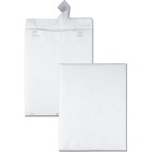 Quality Park Flap-Stik Open-end Envelopes - Catalog - #15 1/2 - 12" Width x 15 1/2" Length - 14 lb - Peel & Seal - Tyvek - 100 / Box - White