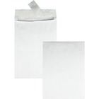 Survivor® 12 x 16 x 2 DuPont Tyvek Expansion Mailers with Redi-Strip® Closure - Expansion - 12" Width x 16" Length - 2" Gusset - 14 lb - Self-sealing - Tyvek - 100 / Carton - White