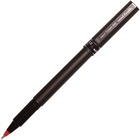 uni-ball Deluxe Rollerball Pens - Micro Pen Point - 0.5 mm Pen Point Size - Red - Gray Barrel - 1 Dozen