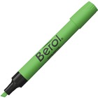 Berol Chisel Tip Water-based Highlighters - Broad, Narrow Marker Point - Chisel Marker Point Style - Green Water Based Ink - Green Barrel - 1 Each