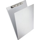Saunders Aluminum Clipboard with Writing Plate - 0.50" Clip Capacity - 8 1/2" x 12" - Spring Clip - Aluminum - 1 Each