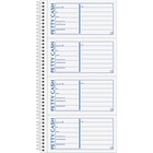 TOPS Duplicate Petty Cash Book - Wire Bound - 2 PartCarbonless Copy - 2.75" x 5" Form Size - 5 1/2" (14 cm) x 11" (27.9 cm) Sheet Size - White, Yellow - Blue, Red Print Color - 1 Each