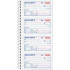 TOPS Carbonless 2-part Money Receipt Book - 200 Sheet(s) - Wire Bound - 2 PartCarbonless Copy - 5.50" (139.70 mm) x 11" (279.40 mm) Sheet Size - Canary, White - Blue, Red Print Color - 1 / Each