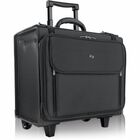 Solo Classic Carrying Case (Roller) for 15.4" to 17" Notebook - Black - Ballistic Poly, Polyester - Checkpoint Friendly - Handle - 13.50" (342.90 mm) Height x 17.50" (444.50 mm) Width x 7" (177.80 mm) Depth
