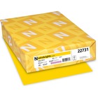 Astrobrights Colored Cardstock - Solar Yellow - Letter - 8 1/2" x 11" - 65 lb Basis Weight - Smooth - 250 / Pack - FSC - Acid-free, Lignin-free, Durable, Heavyweight