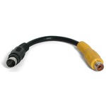 StarTech.com 6in S-Video to Composite Video Adapter Cable - 1 x RCA Female - 1 x DIN Male S-Video - Black