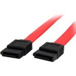 StarTech.com 24in SATA Serial ATA Cable - 1 x Female SATA - 1 x Female SATA - Red