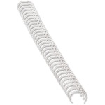 Fellowes Wire Binding Combs, 3/8"" , 80 Sheets, White