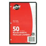 Hilroy 7 mm 3-Hole Punched Ruled Filler Paper